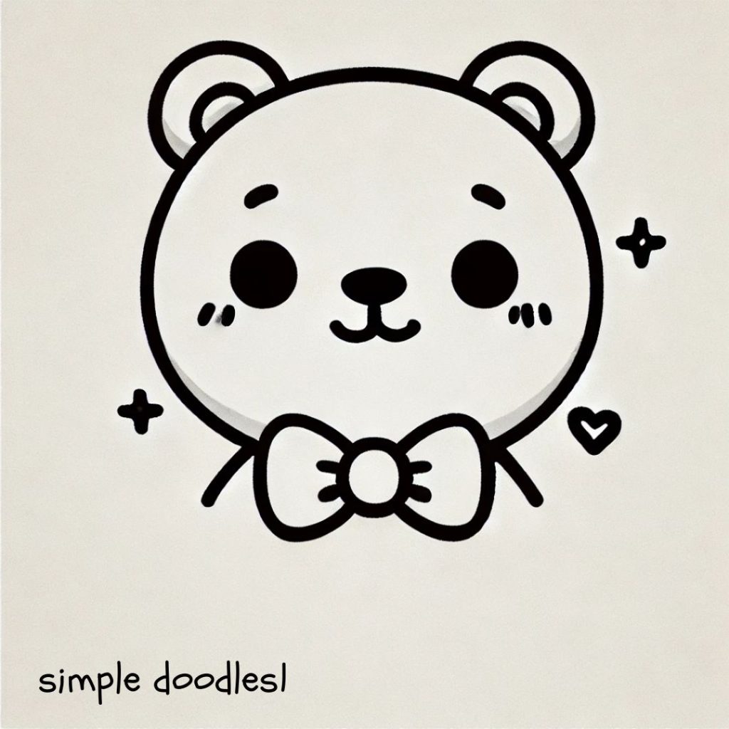 15 Simple Bear Doodles: Easy and Fun Drawing Ideas 🐻 ️ Easy Doodles