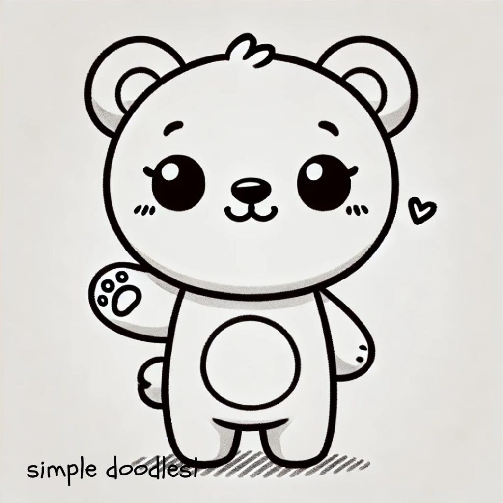 15 Simple Bear Doodles: Easy and Fun Drawing Ideas 🐻 ️ Easy Doodles